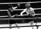 One of very few pics of me in action, 1950, age 13. We had boxing every week from age 11. It was a shock at first, but I was reasonably good at it and looked forward to every lesson.