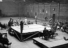 Another archive picture, The ring set up for the annual school KO contest. This was a first round juniors fight (hence the small audience)