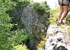 We'd  climbed from the bottom of this sheer cliff, on via ferrata. Stuff like this was almost as good as boxing for conquering fear