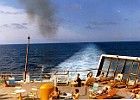 1972, Home from USA on QE2, with my Mustang  convertible  in the hold.