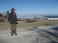 Outside Field museum, below minus 20 C