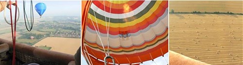 Hot air balloon flight, July 2008