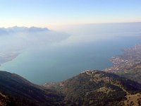 View over Lake Geneva from Blickpunkt Rochers de Naye 4 Oct 2009