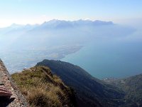 View over Lake Geneva from Blickpunkt Rochers de Naye 4 Oct 2009