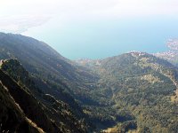 View over Lake Geneva from Blickpunkt Rochers de Naye 4 Oct 2009